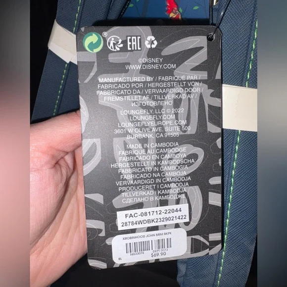 Loungefly Disney Robin Hood Backpack - Multicolor - Picture 5 of 9